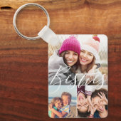 Manuscript van Besties 3 Foto Beste Vrienden Colla Sleutelhanger (Voorkant)