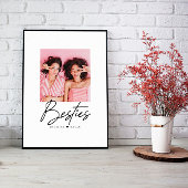 Manuscript van Besties Foto Best Friends Heart Poster