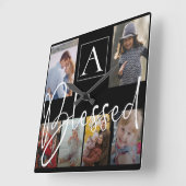 Manuscript van de NaamNaam van de Gezegelde Monogr Vierkante Klok (Hoek)