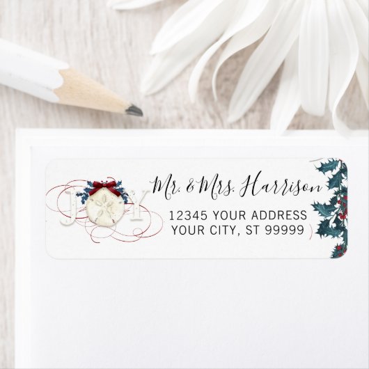 Manuscript van de Rood Holly van de Steenband van  Etiket (Insitu)