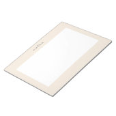 Manuscript van het Lijst van het WarmPeach Notitieblok (Schuin)