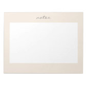 Manuscript van het Lijst van het WarmPeach Notitieblok (Voorkant)