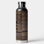 Manuscript van het Monogram van het Patroon Rustic Waterfles (Links)