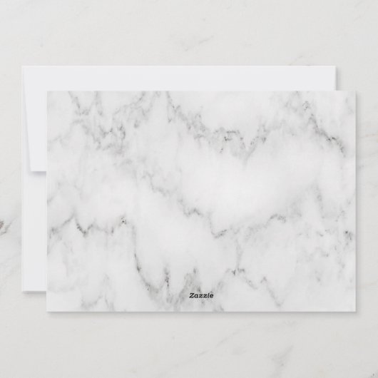 Manuscript van het verlies | Merrie en trouwen met Feestdagenkaart (Achterkant)