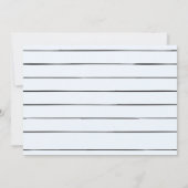 Manuscript van het verlies | Zwart sparen de Datum Save The Date (Achterkant)