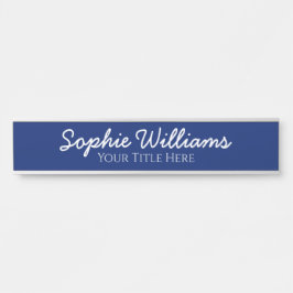 Manuscript Vette Witte Doopvonten Naam Titel op Na Deurbordje