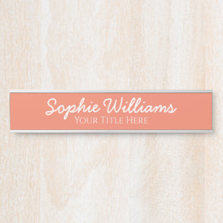 Manuscript Vette Witte Doopvonten Naam Titel op Za Deurbordje