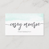 Manuscript voor de handtekening van Mint & Gray Wa Visitekaartje (Voorkant)