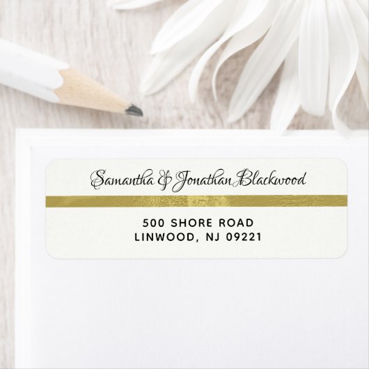 Manuscript voor de kalligrafie van Gold & Cream Ad Etiket (Insitu)