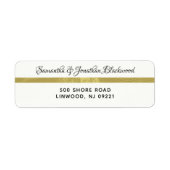 Manuscript voor de kalligrafie van Gold & Cream Ad Etiket (Voorkant)