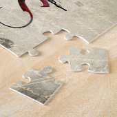 Manuscript voor Eiffel Tower en Red Heart-ballonne Legpuzzel (Zijkant)