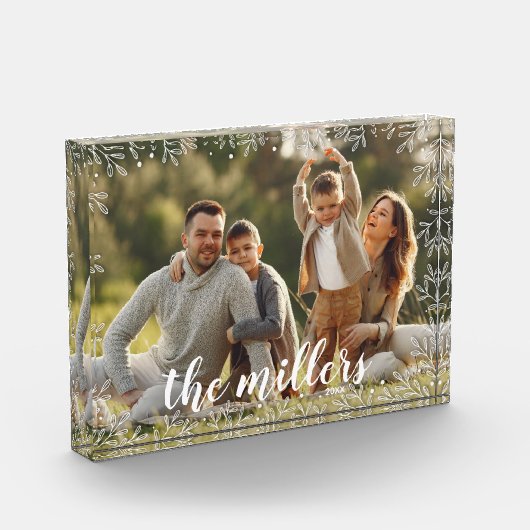 Manuscript voor familienaam fotoblokken (Links)