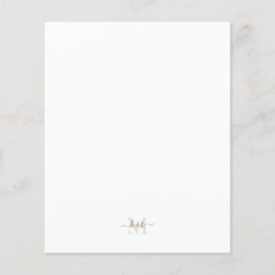 Manuscript voor gouden en grijze monogram - Paar S