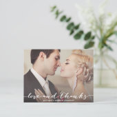 Manuscript voor Liefde en Bedankt Briefkaart (Staand voorkant)