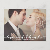 Manuscript voor Liefde en Bedankt Briefkaart (Voorkant)