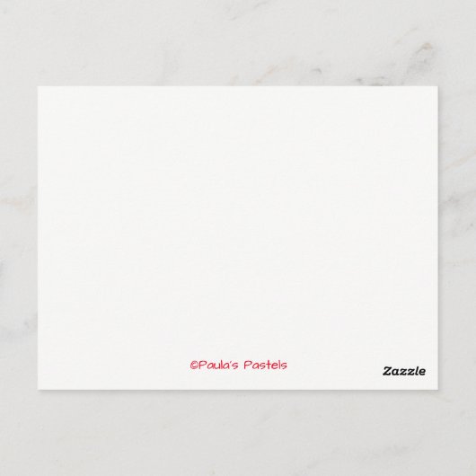 Manuscript voor moon en rivier briefkaart (Achterkant)