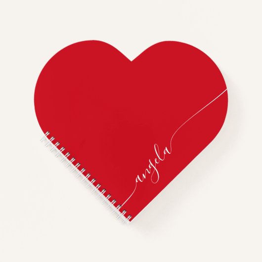 Manuscript voor rode en witte handtekeningen notitieboek (Voorkant)