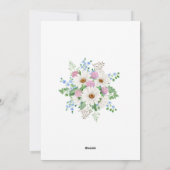 Manuscript voor snelle versnijdingen bevestigen feestdagenkaart (Achterkant)