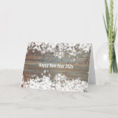 Manuscript, vreugde en zakelijke logo-feestkaart feestdagen kaart (Achterkant)