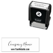 Manuscript website van Business Company Name Sjabl Zelfinktende Stempel (In situ)