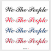 Manuscript wij de People Sticker (Vel)