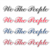 Manuscript wij de People Sticker (Voorkant)