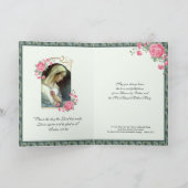 Manuscripten van Maagd Mary  Religieuze Rozen Kaart (Binnen)