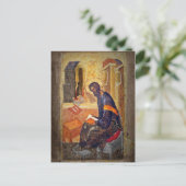 Manuscriptie voor zwart studeren briefkaart (Staand voorkant)