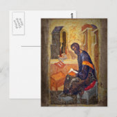 Manuscriptie voor zwart studeren briefkaart (Voorkant / Achterkant)