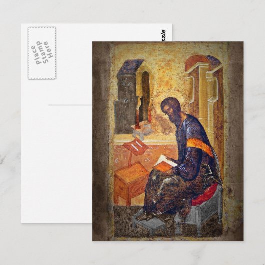 Manuscriptie voor zwart studeren briefkaart (Voorkant / Achterkant)