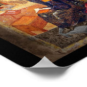 Manuscriptie voor zwart studeren poster (Hoek)