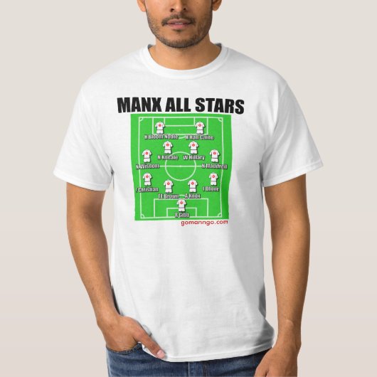 Manx All-Stars T-shirt (Voorkant)