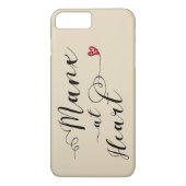 Manx bij hart mobiel Case-Mate iPhone case (Achterkant)