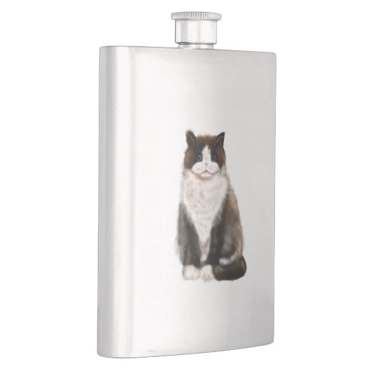 manx cat bi-col flacon (Rechts)