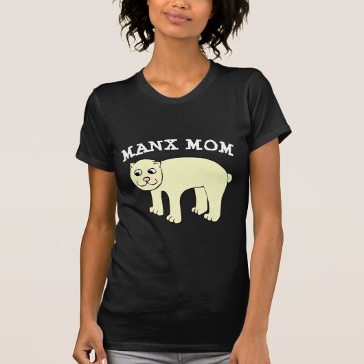 MANX CAT MOM T-SHIRS T-SHIRT (Voorkant)
