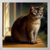 Manx Cat Poster (Voorkant)