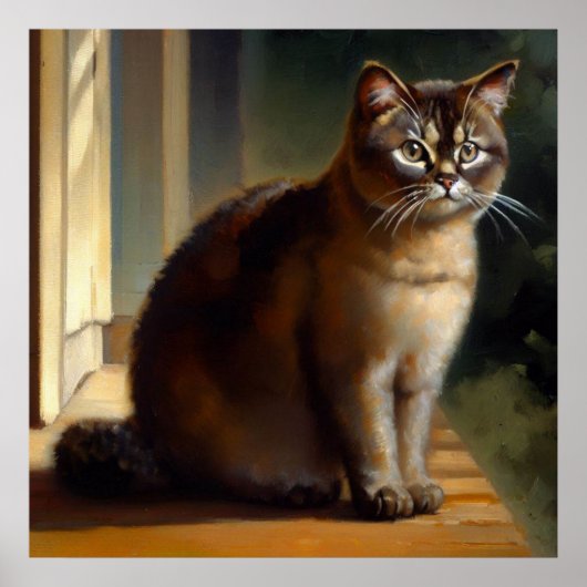 Manx Cat Poster (Voorkant)