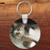 Manx Cat Sleutelhanger (Voorkant)