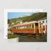 Manx Electric Railway, eiland Man Briefkaart (Voorkant / Achterkant)
