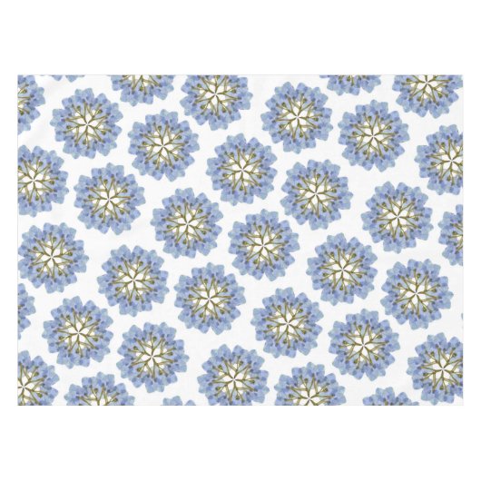 Manx Flora - blauwe hydrangea Tafelkleed (Voorkant (Horizontaal))