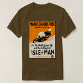 MANX GRAND PRIX Motorcycle Racing Print T-shirt (Design voorkant)