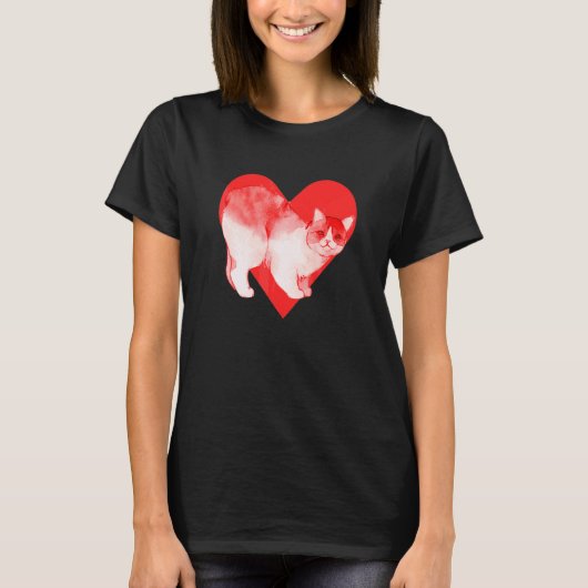 Manx kat t-shirt (Voorkant)
