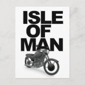 Manx motorfietser briefkaart (Voorkant)
