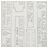 Manx Road Signs Stof (Swatch)