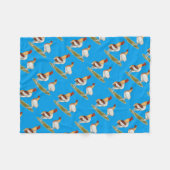 Manx Rumpies Fleece Deken (Voorkant (Horizontaal))