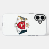 Manx wapenmantel Case-Mate iPhone case (Achterkant (horizontaal))