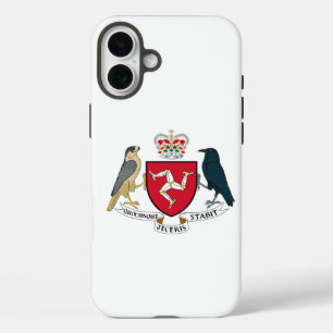 Manx wapenmantel iPhone 16 plus hoesje