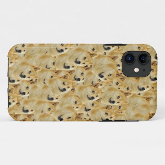 Many doge iphone case (Achterkant (horizontaal))