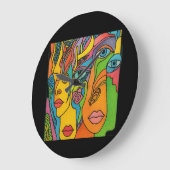 Many faces grote klok (Hoek)