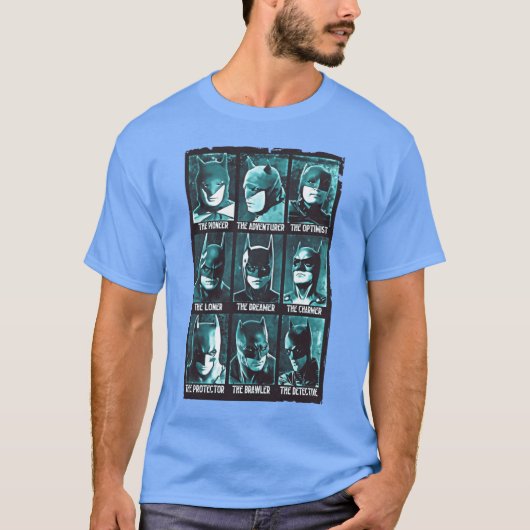 Many Faces of a Hero boy T-shirt (Voorkant)